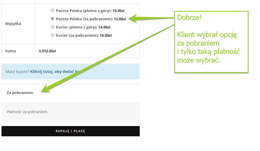 WooCommerce - prawidłowa konfiguracja metod wysyłki i sposobów płatności