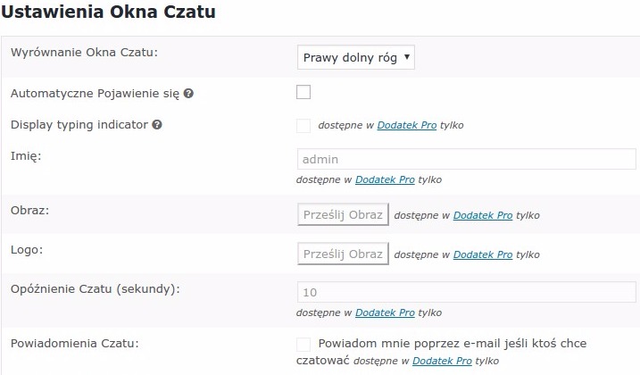 wp live chat support czat na wordpress