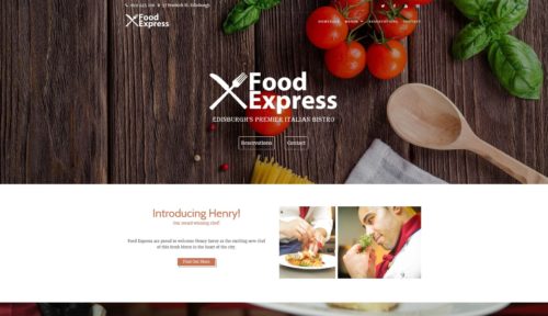 10 bezpłatnych motywów dla bloga, wordpress, motyw, food express