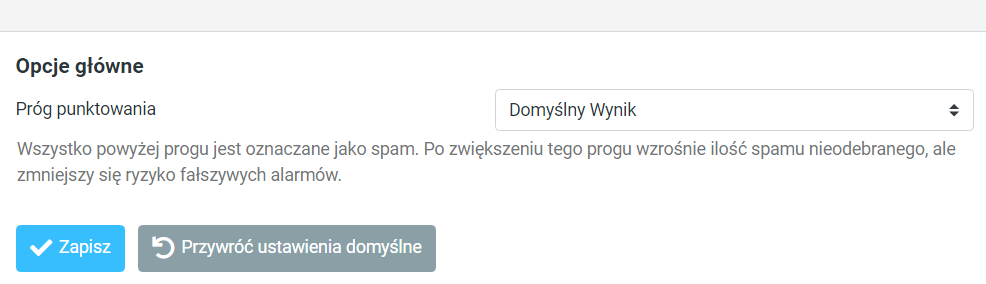 poczta w lh.pl, obsługa filtrów antyspamowych w lh.pl