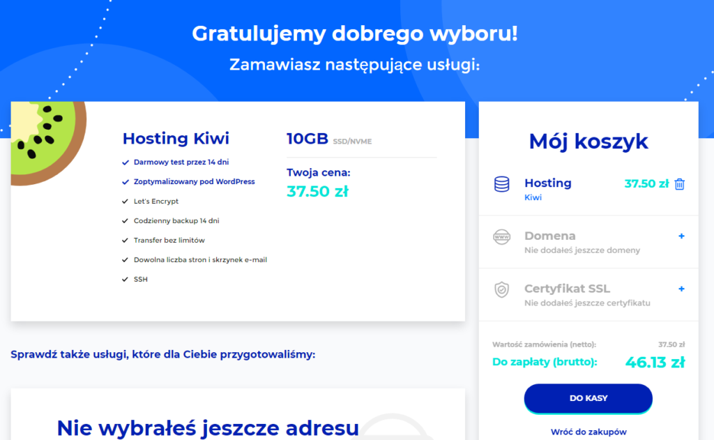 zamówienie hostingu w LH.pl, jak zamówić hosting w LH.pl
