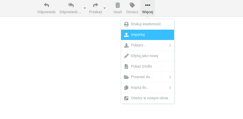 Poczta.lh.pl importowanie wiadomości.